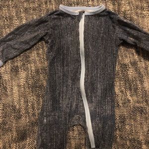 Kickee Pants NB coverall denim print